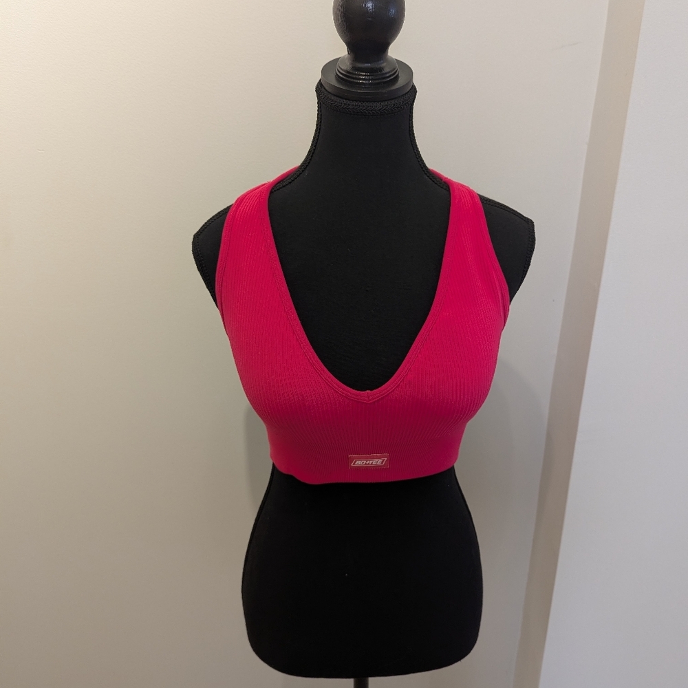 Bo+Tee - Hot Pink Sports Bra